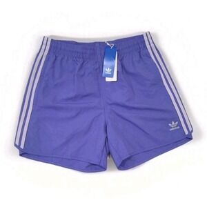 NEW Adidas Originals Adicolor Classics Sprinter Shorts Mens Medium Purple cobalt
